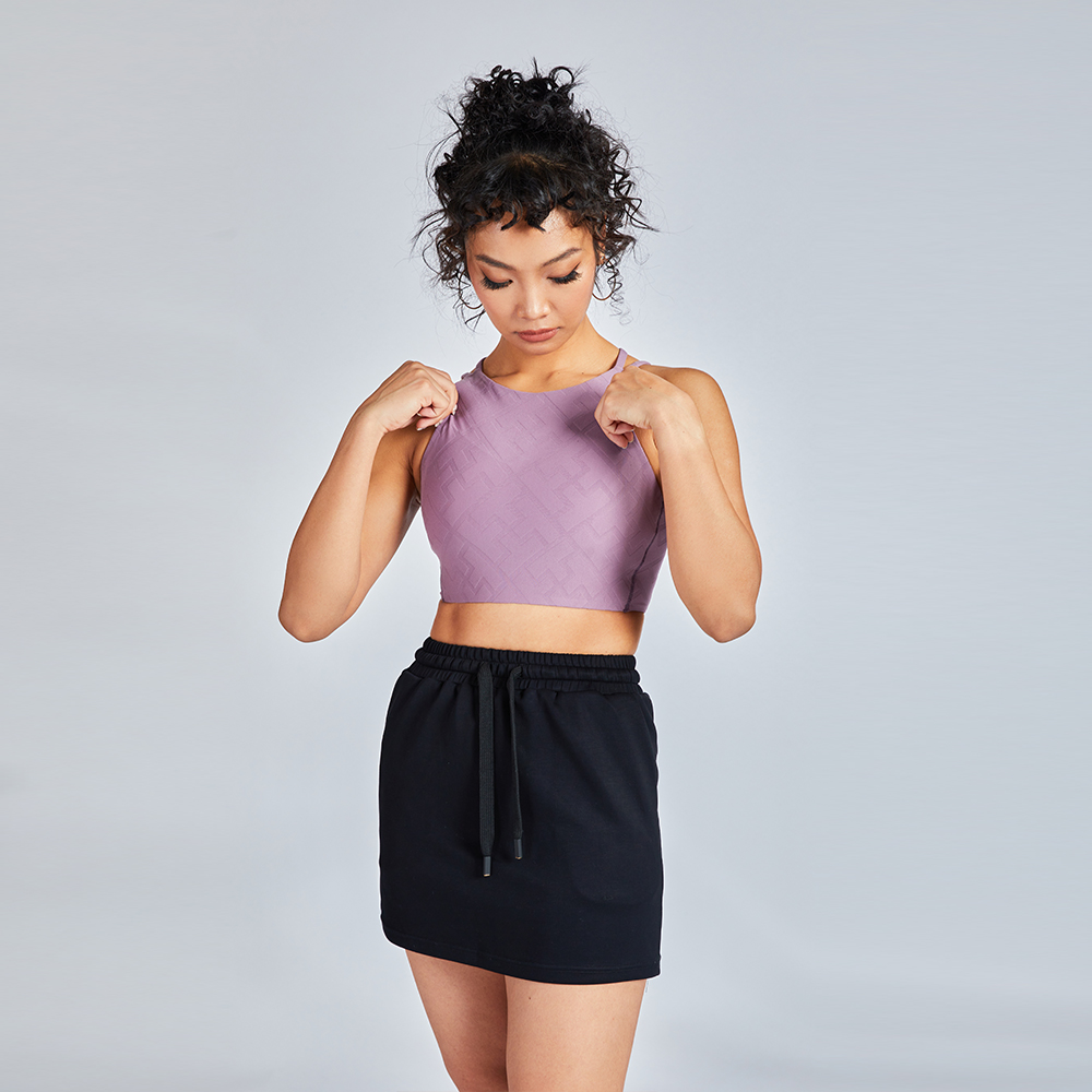 Luckpanther Slim Fit Round Neck tank Top With Removable Pads Women Yoga Top Sports Top