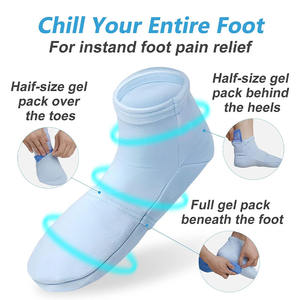 Kaus kaki terapi dingin panas yang dapat dipakai ulang, terapi dingin Gel pendingin tangan es pak untuk kaki penghilang nyeri kaki pereda nyeri - Product Image 3