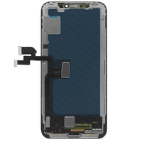Layar LCD GX OLED untuk iPhone X, Panel Layar Pengganti LCD Lengkap dengan Perakitan Digitizer