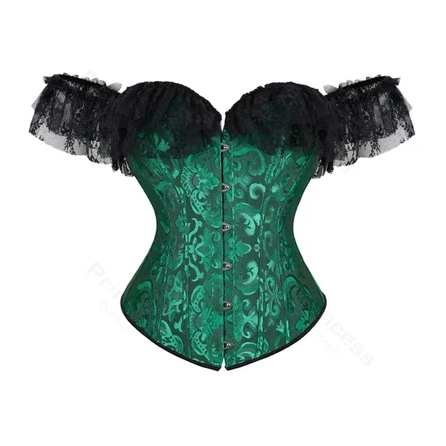 Koning Mcgreen Ster Bruine Koffie Vrouwen Bustier Renaissance Outfit Retro Korset Plus Size Lingerie Paars Corset Bustier Top La