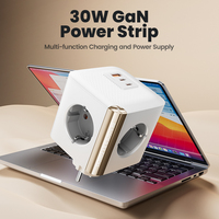 Toocki uzatma PD 30w güç şeridi USB yuvaları 7 yollu çıkışları aşırı yük koruması uzatma soketi