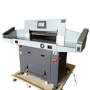 ST-720H 720mm <b>Hydraulic</b> Programmed Paper <b>Cutter</b> A2 A3 Paper Cutting Machine Side Table air Pump Paper Cutting Machine - Product Image 1
