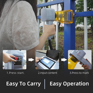 30 Wát cầm tay cầm tay sợi Laser đánh dấu máy mini nhỏ sợi quang cho chữ mã hóa hỗ trợ DXF PLT bmp-thương hiệu mới - Product Image 5