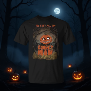 Camiseta con diseño de calabaza de Halloween de You Cant Kill The Boogeyman, camiseta con diseño aterrador para hombre - Product Image 3