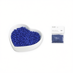 Perline Ilan Abalorios 2mm blu reale 50g per la creazione di gioielli - Product Image 2