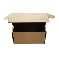 Caja de Cartón Corrugado Kraft Desechable para Empacar, Caja de Cartón Corrugado Impresa para Envíos, Cajas de Envío con Logotipo Personalizado