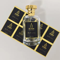 Étiquettes de bouteille de vin personnalisées en papier texturé avec estampage à chaud en feuille d'or, étiquettes imperméables en relief pour bouteille en verre