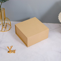 Boîte cadeau magnétique rouge sur mesure, style livre, en carton rigide, vide, pour écharpe, châle en soie, ou cadeaux de fête