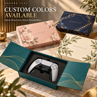 Kotak Hadiah Kontroler Game Dua Pintu OEM, Permukaan Matte, Sarung Kartu Kaku untuk Gamepad Gaming