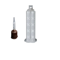 Seringue à cartouche adhésive bicomposante AP Hand Push 14 ml 1:1 avec embouts de mélange dentaire et piston pour cartouche adhésive AB