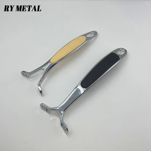 Poignée d'ustensiles de cuisine en alliage de zinc supérieur Poignée de poêle à frire en silicone antidérapante Remplacement de la poignée - Product Image 2