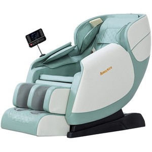 Ahmee <b>Smart</b> Massage Chair Railless Full Body Multi Point Massage Home Use Green - Product Image 5