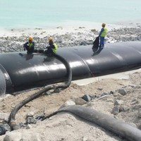 Tube géotextile en polypropylène anti-âge pour barrage, tube géotextile pour la construction de récif artificiel en mer