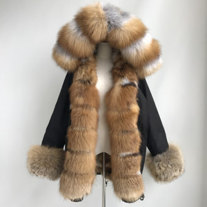 <span class=keywords><strong>Parka</strong></span> <span class=keywords><strong>imperméable</strong></span> pour femmes, sweat à <span class=keywords><strong>capuche</strong></span> chaud et personnalisé, Style coréen, Long épais, <span class=keywords><strong>avec</strong></span> col en fourrure, vente en gros, tendance - Product Image 3