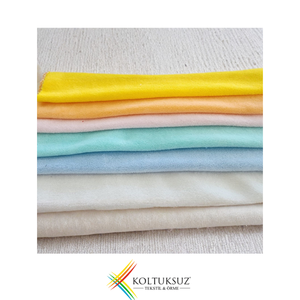 Turquoise Color Premium 240gsm Cotton Knitted Velour Fabric 80% Cotton 20% Polyester Wholesale 180cm Fabric Roll - OEM Service - Product Image 2