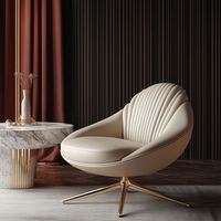 Fauteuil de loisirs pour enfants style nordique, en tissu de coton blanc, durable, pour salon, chambre, appartement, hôtel, chaise longue capitonnée au sol