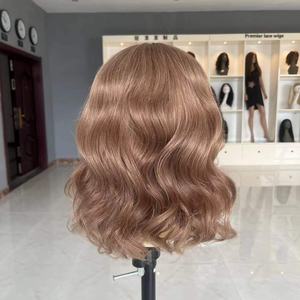 Pelucas rectas cortas de aspecto Natural de cabello humano europeo 100%, peluca de monofilamento de encaje transparente con Base de tupé superior Mono Doble - Product Image 2