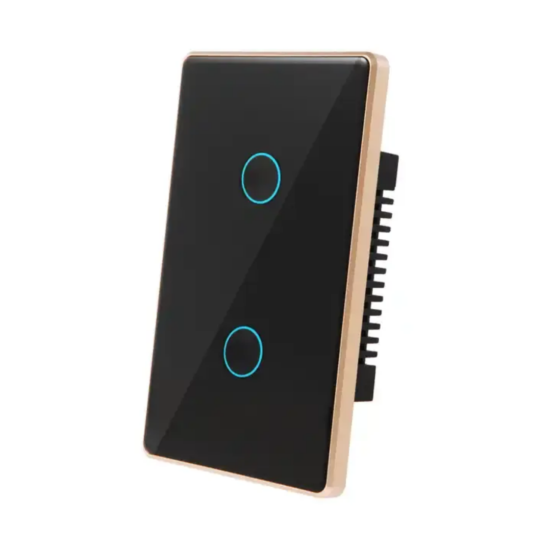 120-Metal Frame-Black 2 gang