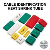 Étiquettes imprimables en PVC pour boîtes de disjoncteurs, marqueurs de câbles électriques DIY, tubes thermorétractables haute température pour identification de fils 600V