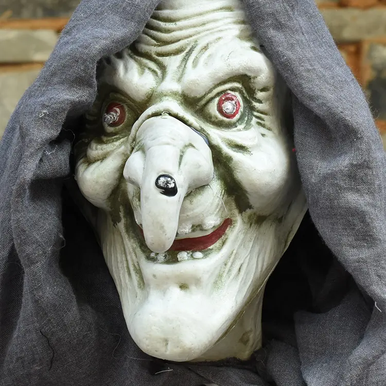 maschera horror accessorio spaventoso per feste di Halloween e cosplay Huwaioury 