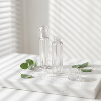 Nouveau style – Contenant transparent personnalisé et unique pour brillant à lèvres – Tube vide rond pour gloss – Vente en gros