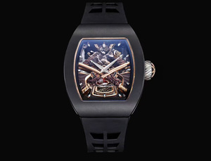<span class=keywords><strong>Orologio</strong></span> Edizione Limitata 047 in Ceramica Nera Samurai Spirit Collector's Edition: <span class=keywords><strong>Orologio</strong></span> Meccanico Scheletrato con Tourbillon - Product Image 2