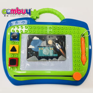 Обучающая доска для письма, игрушки <span class=keywords><strong>2</strong></span> в 1, Детский конструктор - Product Image 6