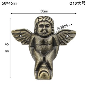 Caja de madera tallada antigua, accesorios de protección para pies, <span class=keywords><strong>joyero</strong></span>, muebles decorativos de cuatro lados, protectores de piernas - Product Image 6