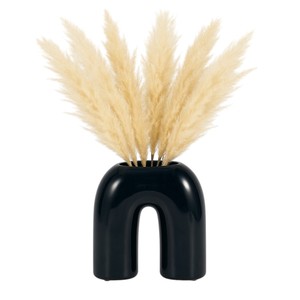 Vaso a ferro di cavallo in ceramica, decorazione moderna per soggiorno, camera da letto, ufficio - Product Image 2