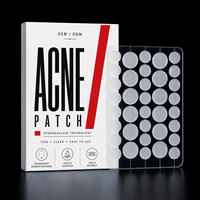 Meilleures ventes : Patchs hydrocolloïdes invisibles et imperméables pour l'acné, personnalisés, ultra-fins, à l'acide salicylique, pour le visage entier