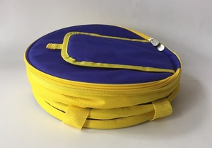 Pop up mayorista impermeable tapa suave superior forma abierta bolsa de comestibles cerveza presupuesto circular aislado plegable redondo enfriador bolsa - Product Image 4