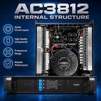 Amplificateur de puissance de classe H à 3 canaux 2x800W + 1200W, amplificateur audio professionnel pour DJ, enceintes PA, caisson de basses et sonorisation en direct