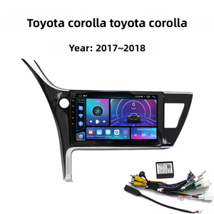 Hicbest Mudah Dipasang Pemutar DVD Mobil All-in-One Navigasi Android Layar Besar Kontrol Pusat untuk Toyota Corolla 2017-2018 - Product Image 6