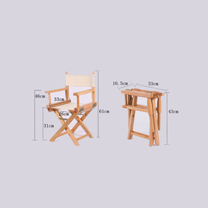 Sedia Pieghevole Portatile per Bambini in Legno di Faggio per Parco, Spiaggia, Picnic, Palestra, Eventi Sportivi, Asilo Nido, Interni ed Esterni - Product Image 3