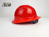 Casque de sécurité ventilé à visière intégrale HBC CE EN397, en HDPE résistant aux chocs, pour travaux de construction et industriels