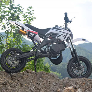 49cc 단일 실린더 공랭식 핸드 풀 더트 바이크 어린이용 핸드 브레이크 및 킥 스타트 포함 2 스트로크 포켓 바이크 - Product Image 4