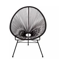 Chaise longue de plage en rotin tressé, vente directe d'usine, mobilier d'extérieur pour balcon, tabouret de canapé en rotin, chaise de loisirs pastorale