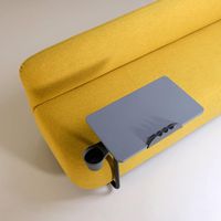 Sofá de Dos Plazas de Diseño Simple para Artistas, con Soporte para Tablet, Sofá de Ocio Moderno y Cómodo, en Oferta