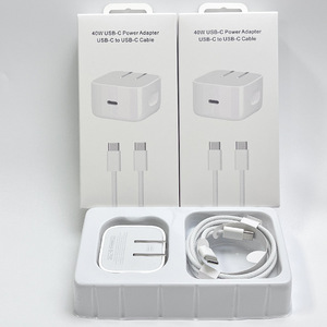 Portable 40W PD USB C Fast <b>Charger</b> Set 1M Braided Type-C Cable US EU UK Plug Fast Charging Adapter for Phone <b>Tablet</b> Laptop - Product Image 6