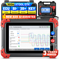 Escáner OBD2 XTOOL D7X, Codificación ECU Automotriz, Control Bidireccional, Herramienta de Escaneo de Sistema Completo, Programación de Llaves de Auto, 39+ Funciones de Reinicio
