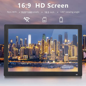 उच्च संकल्प पूर्ण HD आईपीएस तस्वीर प्रदर्शन ऑटो-बारी बारी से छवि पूर्वावलोकन स्मार्ट एलसीडी 18.5 इंच डिजिटल फोटो फ्रेम के लिए गृह सजावट - Product Image 5