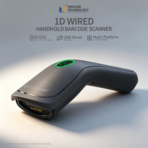 Escáner de Código de Barras CCD 1D Xincode, Lector de Código de Barras Inalámbrico de Alta Velocidad para Windows, Mac, Android, Supermercados, Puntos de Venta y Almacenes - Product Image 1