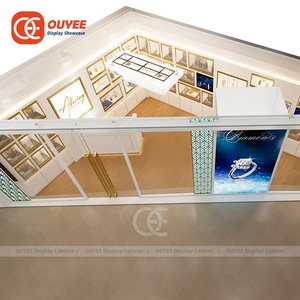 Sang trọng Boutique bán lẻ nội thất khái niệm xoay trang sức hiển thị trang sức cửa hàng hiển thị trang sức hiển thị trường hợp - Product Image 6