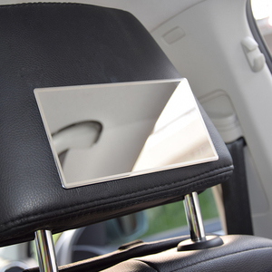 Espejo de Maquillaje de Nuevo Estilo, Universal para Interior de Auto, con Protección Solar, de Acero Inoxidable, Tamaño Pequeño - Product Image 5