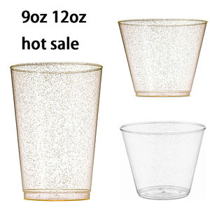 Flûtes à champagne en plastique jetables, sans BPA, 13 <span class=keywords><strong>cl</strong></span>, 10 oz, 300 ml, transparentes, rigides, empilables, pour fêtes, mariages, logo personnalisé - Product Image 6