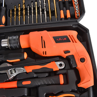 Juego de Herramientas Multiusos de Calidad Superior OEM, Destornillador, Llave Inglesa, Herramientas Manuales para Reparaciones Eléctricas del Hogar, Estuche Rígido de Hierro Sostenible