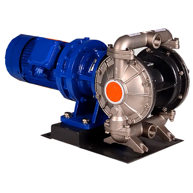 2.5 inch DBY3 series engine electrical stainless pump double diaphragm pumps for filter press
