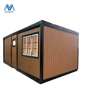Maison pliante à double aile pour chantier, maison conteneur mobile et démontable pour personnes
