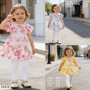 Elsali Baby Meisjes Jurkje Fris Kleine Groene Geruite Jurkje Peuter Kraagjurk met Broekje Baby Jurkje Meisjes 2 Jaar - Product Image 1
