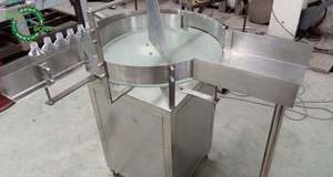 Máquina Automática Giratoria para Inserción de Botellas de Grado Alimenticio, Acero Inoxidable 304, Desenredador de Botellas Redondas de Plástico PET/PE - Product Image 5